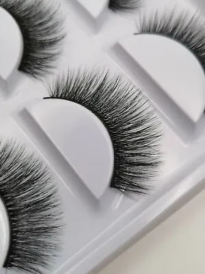 HOT 5 Pairs Multipack 3D Mink Lashes False Eyelashes Wispy Fluffy Long Lash  • £6.59