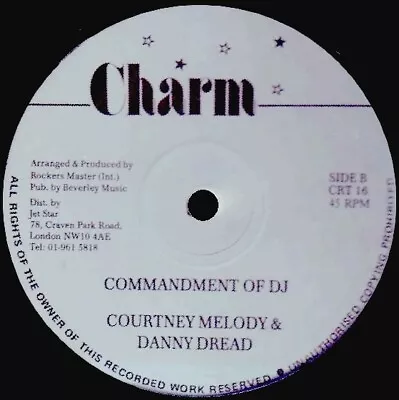 Courtney Melody & Danny Dread - Call Me / Commandment Of DJ (12 ) • £21.49