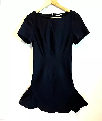 Z SPOKE Zac Posen  Black Stretch Scoop Neck Dress Flare Hem Size 8 • $33.08