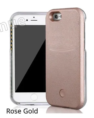 $4.95 • Buy IPhone XS X 8 7 6 Plus Case For Apple LED Light Up Selfie Luminous Night Cover