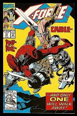 X-FORCE #15 APPEARANCE OF DEADPOOL Vs CABLE NM • $8.95