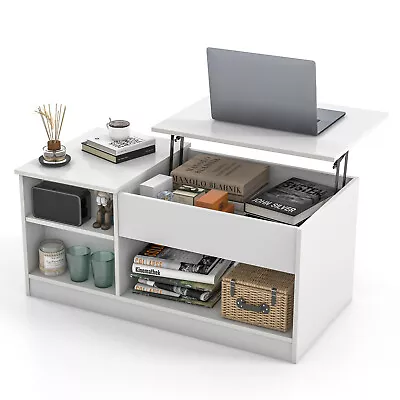 Modern Cocktail Table Lift-Top Coffee Table W/ Lift Tabletop For Home Office • $99.49