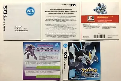 $38.80 • Buy Pokémon Black 2 Nintendo DS Authentic Manual + Inserts Only NO GAME