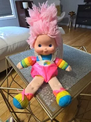 Vintage Rainbow Baby Brite Doll 1983 Hallmark Pink Hair Tickled Pink Mattel Sw67 • $9.99