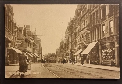 £7.95 • Buy Croydon Postcard C1910 Surrey High Street Randalls Shop Milk Hand Cart
