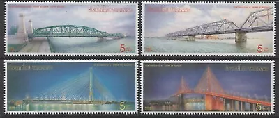 Thailand 2004 Bridges Set Of 4 MUH • $2.50