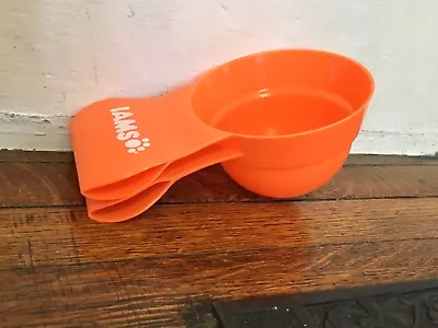 New Iams 1 And 2 Cup Pet Dog Cat Food Scoop With Measuring Lines And Bag Clip • $8.99