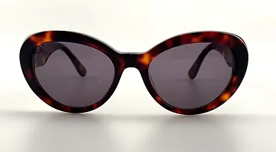 J. Crew Retro Cat Eye Sunglasses Mod. J4752 EG8206 Tortoise Brown Oval • $38.99