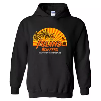 Island Hoppers Magnum PI Men's Black Hoodie Sweatshirt Size S-3XL • $39.99