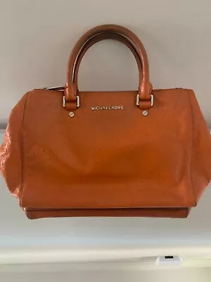 Michael Kors Sutton Ostrich Handbag • $75