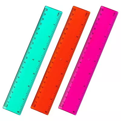 Color Plastic Ruler Straight Ruler Assorted Color Ruler Measuring Tool 8 Inch... • $12.70