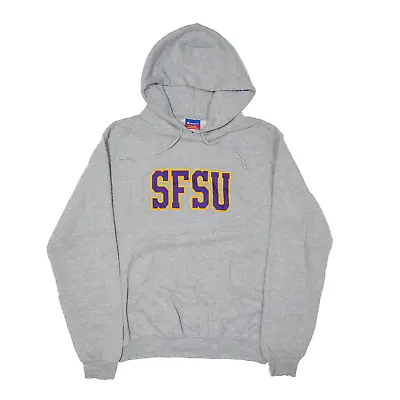 CHAMPION San Francisco State University Hoodie Grey Pullover Mens S • £17.99