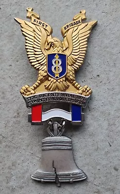 First Brigade 76 Bicentennial 5th Intern Volksmarch Liberty Bell German Medal   • $23.95