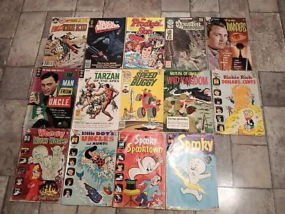  Mixed Vintage Comic Book Lot Of 14 • $30