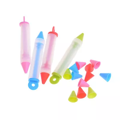 Silicone Food Writing Pen Chocolate Cake Decorating Tool Cream Cup Icing PipAGAH • £5.20