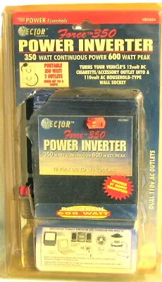 Vector Force 350 DC To AC POWER INVERTER VECO24 600 Watt Peak NEW • $22.98