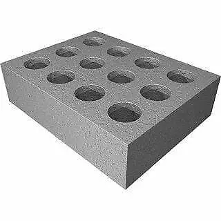 Grundorf 71-006 3.5x10x13 Foam Case Insert For 12 Microphones Gray • $22