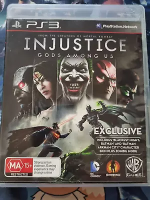 INJUSTICE GODS AMONG US PS3 Game PAL • $7