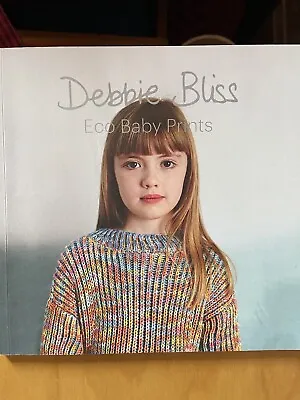 🧶 Debbie Bliss Eco Baby Prints Book Knitting Patterns Sweaters Clothes Children • £12