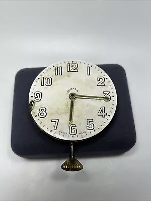 PARTS Doxa Brevet Swiss Made 8 Day Mechanical Travel Clock 33236 • $35