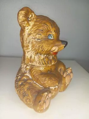  Bear Cookie Jar Ceramic Vintage Unbranded • $19.99