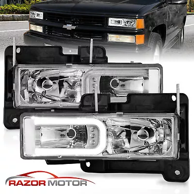 1988-1998 For GMC Sierra Chevy Pickup 1500/2500/3500 Full Size LED Bar Headlight • $92.30