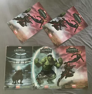 SDCC 2017 Marvel Powers United VR Promo Posters X5 COMIC CON 2017 Hulk Deadpool • $13