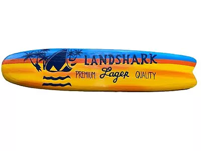 39” Landshark Tiki Bar Trees Tropical Sign Wall Hanging Art Island Home Decor • $35