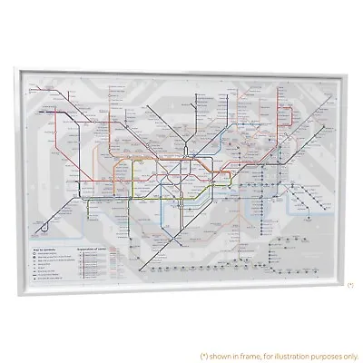 London Tube Map Poster Laminated A4 / A3 / A2 • £3.99