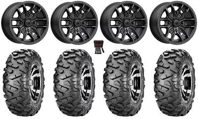 MSA Fang 14  Wheels Black 30  BigHorn Tires Polaris RZR XP 1000 / PRO XP • $1591.12