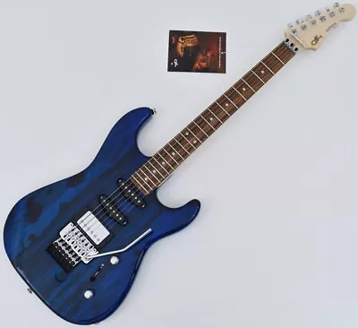 G&L USA Invader Spalted Alder Top Electric Guitar In Clear Blue. Brand New! • $1899