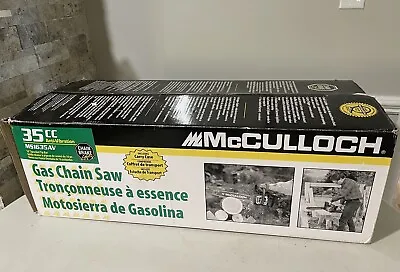 McCulloch Ms1635 AV 16” 35cc Chainsaw New In Open Box Saw • $250