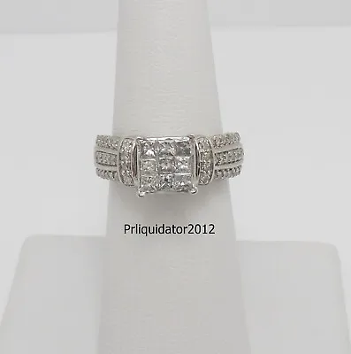 1CT Diamond Solitaire Engagement Wedding Bridal Ring Band 10K White Gold • $499.99