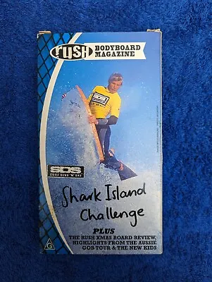 Shark Island Challenge VHS Bodyboarding Video Rare OOP Vintage Rush Bodyboard • $30