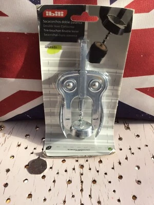£3 • Buy Ibili Double Lever Corkscrew Bottle Opener Brand New 