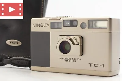 [Almost MINT With Case] Minolta TC-1 Point & Shoot 35mm Film Camera From JAPAN • $999.99