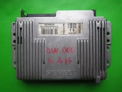 ECU Engine Control Unit Daewoo Matiz 0.8 K115000002D 96351734 1S • £64.73