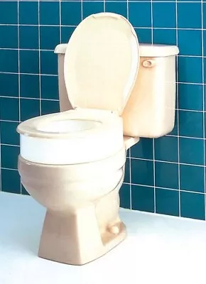 Raised Toilet Seat Elongated By Carex • $53.99