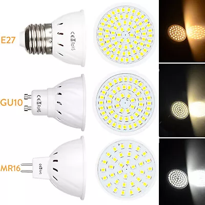 LED Spotlight Bulb E27 GU10 MR16 4W 6W 8W 2835 SMD Light Lamp 110V 220V 12V RD • $2.52