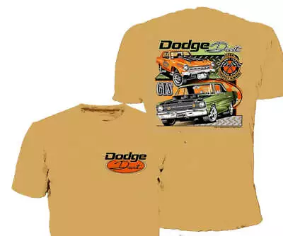 Dodge Dart- 2 Generations Of Darts Mens T Shirt Mopar Licensed Hot Rod Drag Race • $23.95