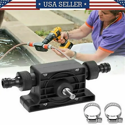 $14.99 • Buy Hand Electric Drill Drive Self Priming Pump Home Oil Fluid Water Transfer Tools