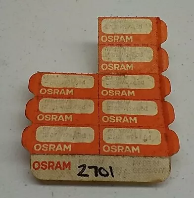 2701 Osram Quantity Of 8 Miniature 6V Light Bulbs 2701 Light Bulbs • $6.99