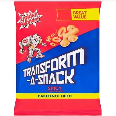 £9.99 • Buy 2 X Golden Wonder Transform A Snack Spicy Multipack 8 X 30g