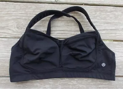 Lululemon G6 Ta Ta Tamer Black Sports Bra Women's Size 38D  • $29