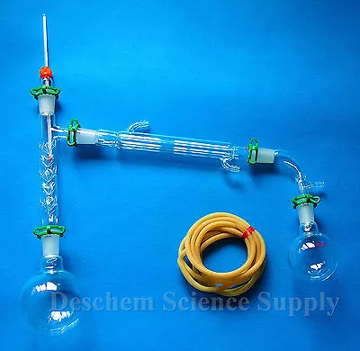 $60.99 • Buy 500ml,24/40,Distillation Apparatus,Vacuum Distill Unit,Vigreux Column W/Side Arm