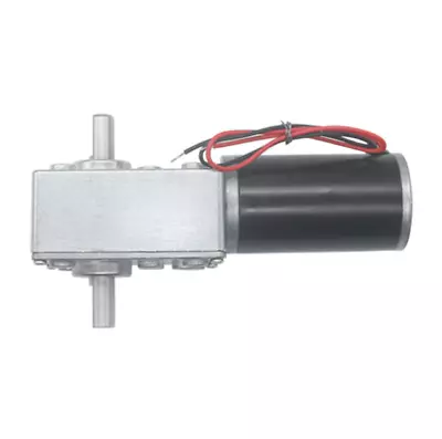 Dual Shaft Worm Gear Motor DC12V/24V 12-470RPM High Torque Speed Reduction Motor • $25.29