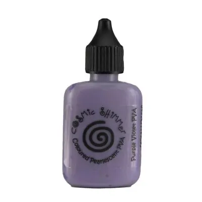 Cosmic Shimmer Pearlescent Coloured PVA Glue 30ml Purple Violet • £3