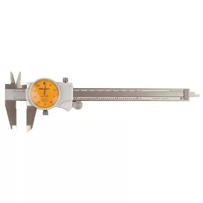 6  Dial Caliper .001  Grad. Mitutoyo 505-742-55j  Orange Face • $115