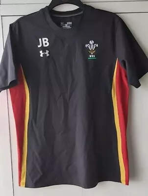 Under Armour Wales Rugby Union Training Shirt Size XL Adults 42  Chest • £4.50