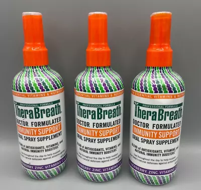 $16.99 • Buy 3- TheraBreath IMMUNITY SUPPORT ORAL SPRAY SUPPLEMENT 10 Fl Oz Exp 12/23